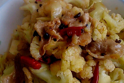 豆豉爆花菜