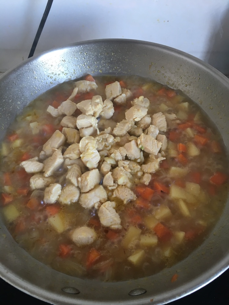 鸡肉咖喱饭的做法图解7