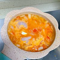 减脂餐-番茄冬瓜豆腐虾仁汤的做法图解4