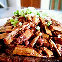 【无锡风味】苏式传统笋干红烧肉「 无油低糖健康版 」的做法图解8