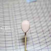 甜甜圈姑娘翻糖蛋糕#约会MOF#的做法图解1