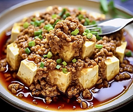 香而不腻，全家人抢着吃，配米真的绝了～肉沫豆腐的做法