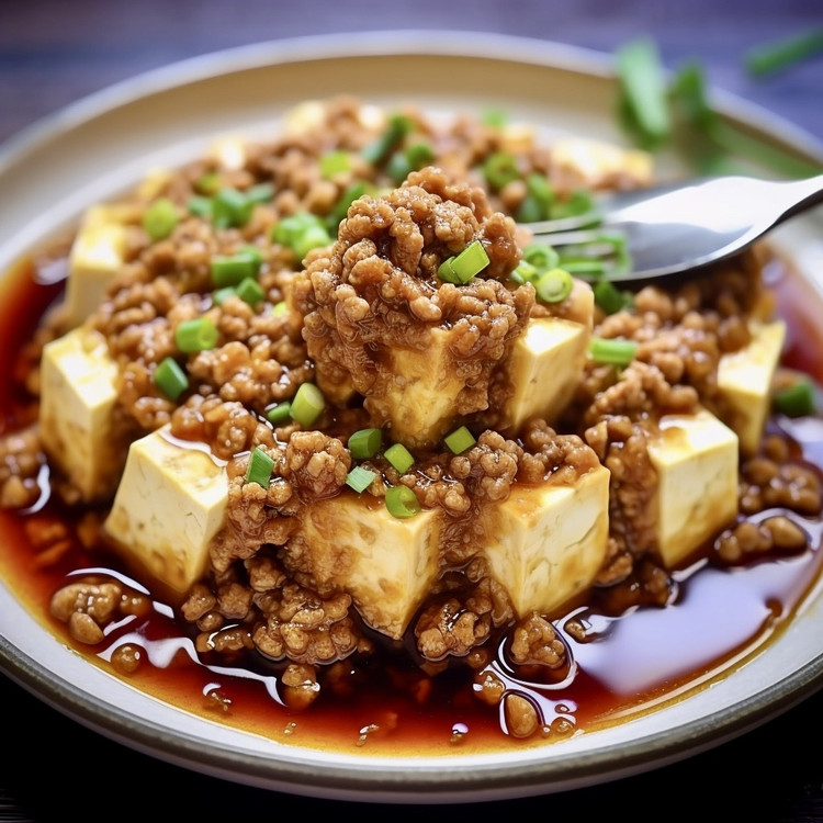 香而不腻，全家人抢着吃，配米真的绝了～肉沫豆腐的做法