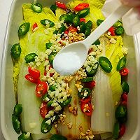 油淋娃娃菜(5分钟搞定)的做法图解2