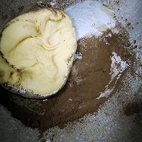德普烤箱食谱——双色土司的做法图解6