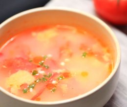 微波炉西红柿蛋花汤－迷迭香的做法