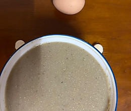 五谷米糊 煮鸡蛋的做法