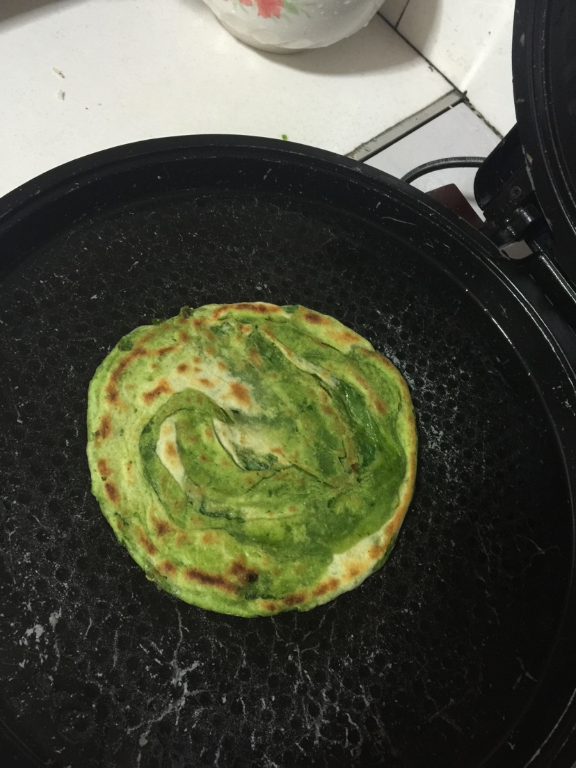翡翠葱油饼的做法图解4