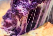 芝士紫薯饼，松软醇香还能拉丝！的做法