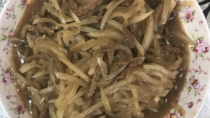 萝卜牛肉丝