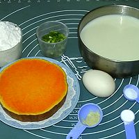 #秋天怎么吃#葱香南瓜鸡蛋软饼的做法图解1
