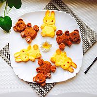 #安佳儿童创意料理#好朋友—小白兔和小黑熊的做法图解23