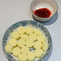 茄汁日本豆腐的做法图解1