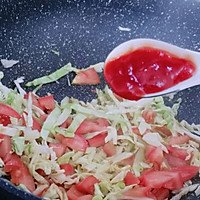 卷心菜番茄全麦鱼面的做法图解13