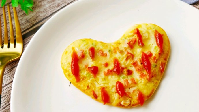 元气满满早餐彩色鸡蛋饼☞快手早餐