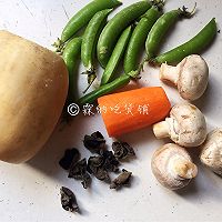 荷塘月色—时蔬小炒的做法图解1
