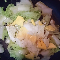 荷包蛋炒青菜（高山娃娃菜）的做法图解4