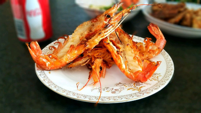 香煎老虎虾