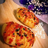 葱香火腿面包的做法图解12