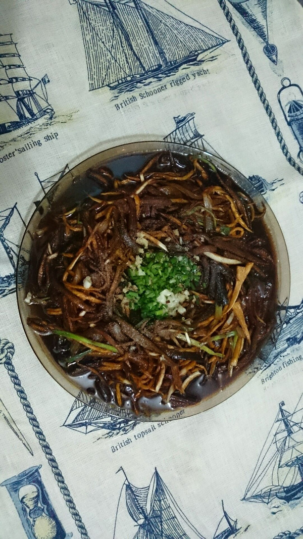 饷油鱔丝：上海菜（野生黄鳝）