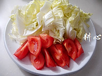 大白菜番茄面筋煲的做法图解3
