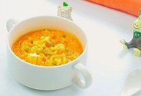 胡萝卜蛋黄糊 宝宝健康辅食，嫩豆腐的做法