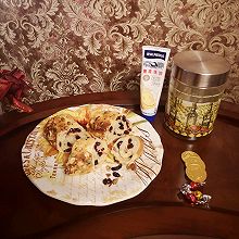 #新年好食，只炼好事#奶香葡萄干蔓越莓欧包