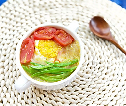 荷包蛋彩蔬粉丝汤(一人食)#安佳幸福家常菜#的做法