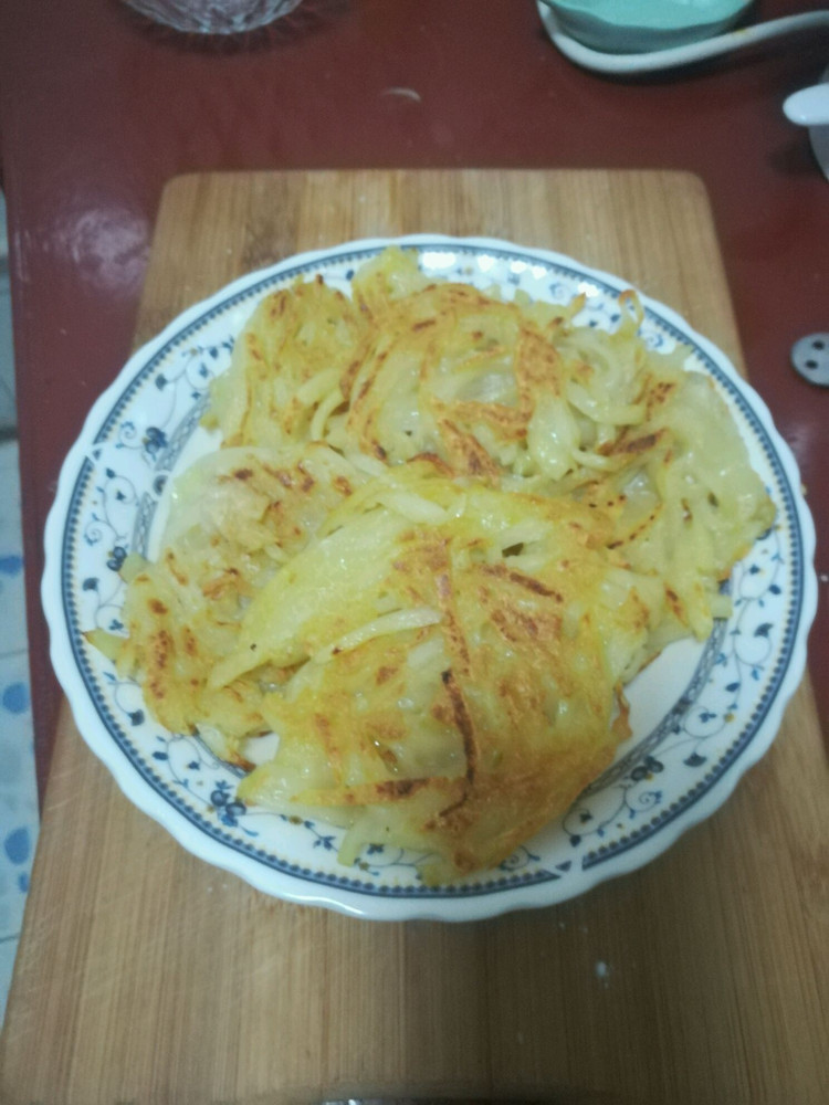 土豆丝饼的做法