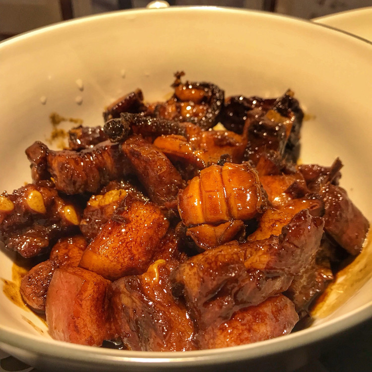 鲍鱼红烧肉烧排骨的做法
