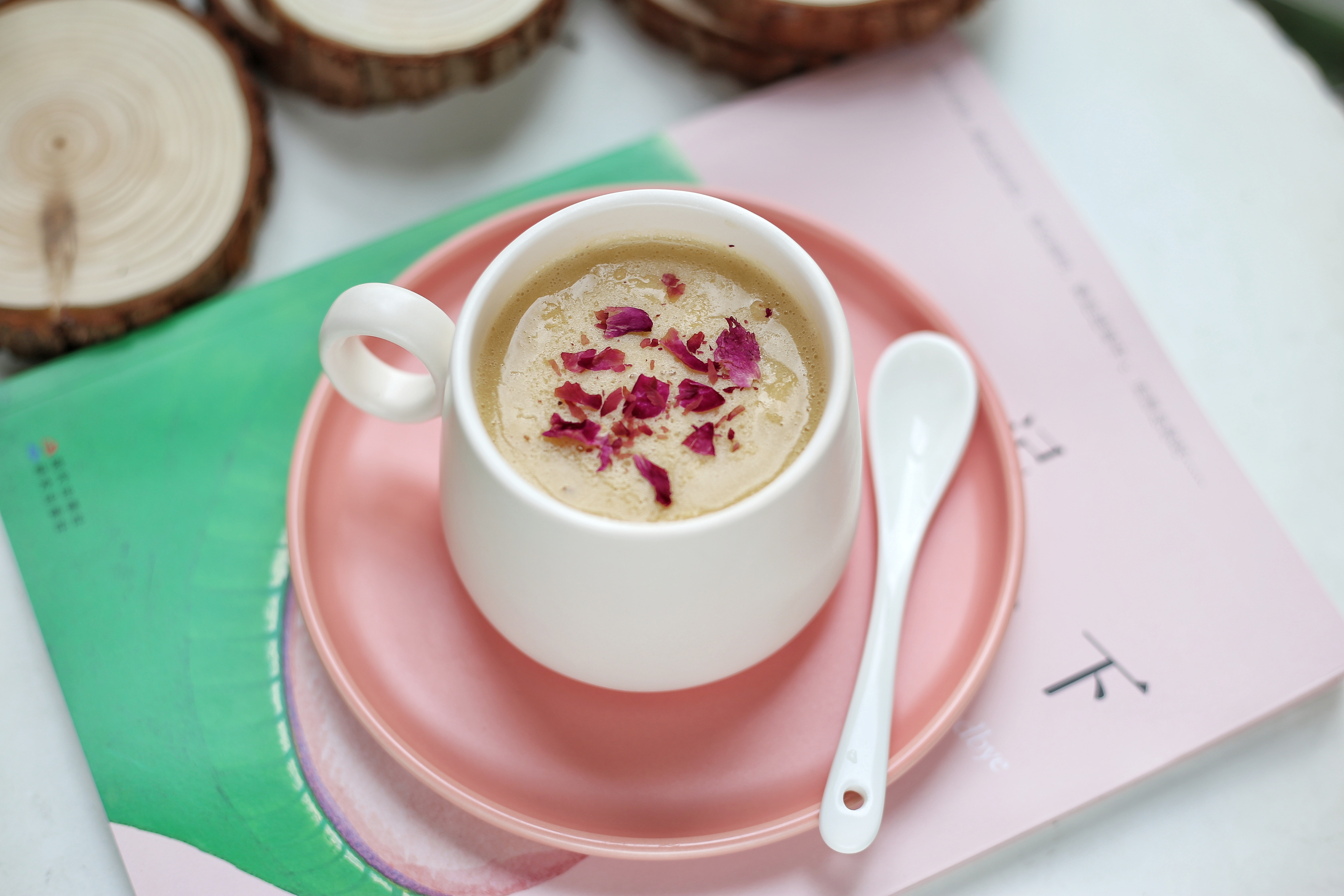 Lily and lotus seed soup