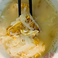 秋天的第一碗萝卜丝煎蛋汤的做法图解6