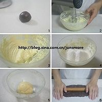 简单大方的磨牙零食---黑纹奶酪饼干(君之)的做法图解2