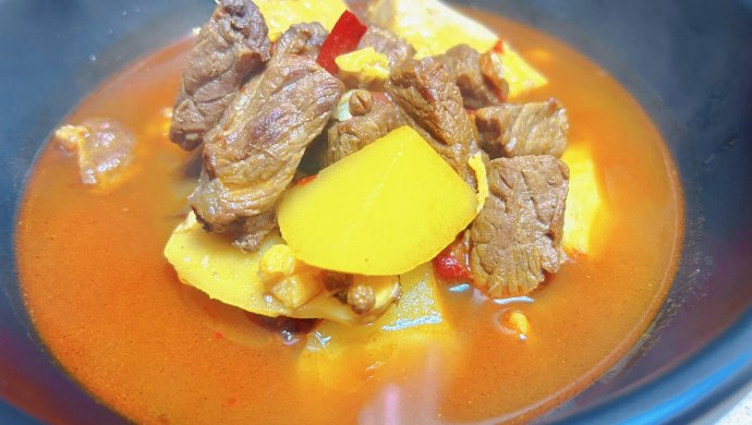 家常红烧土豆牛肉