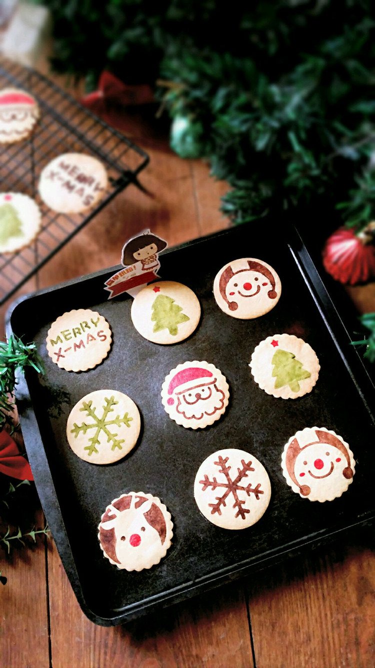 圣诞节【印花饼干】的做法