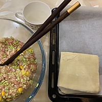 大馄饨（包菜玉米猪肉馅）的做法图解6
