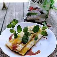 鸡蛋肠粉的做法图解1