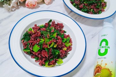 莴苣叶菜饭