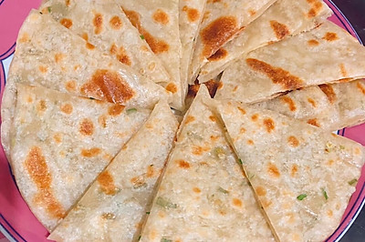 烫面葱油饼