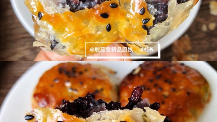 黑米馅料手抓饼