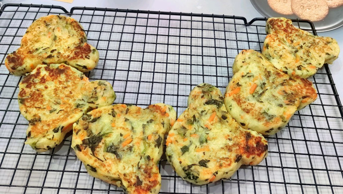 胡萝卜菠菜土豆饼