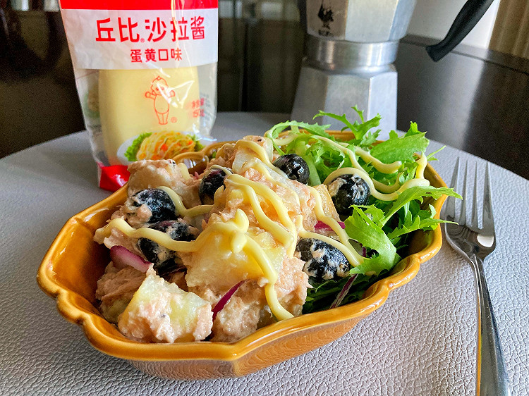 地中海风金枪鱼土豆沙拉的做法