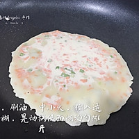 快手早餐蔬菜鸡蛋煎饼的做法图解6