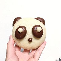 熊猫豆沙包#柏翠辅食节-营养佐餐#的做法图解13