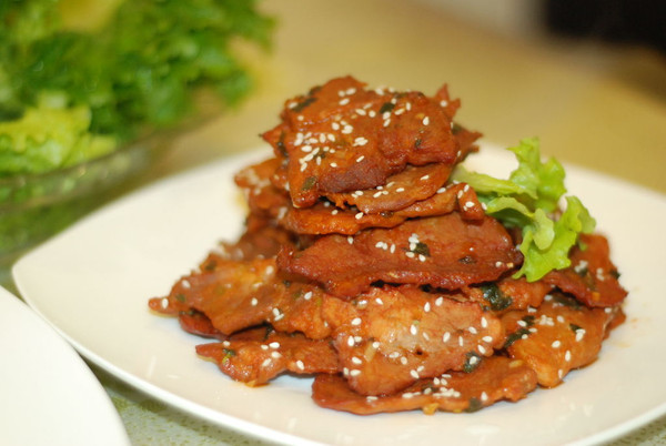韩式烤里脊&黑椒土豆片双拼——E5出品