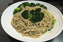 蚝油烩炒金针菇的做法