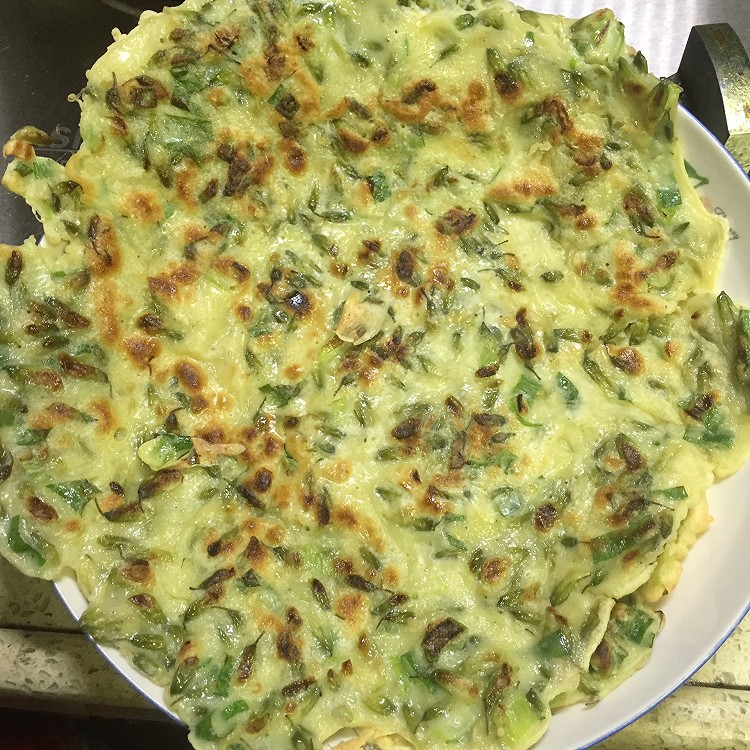 槐花饼的做法