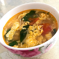 西红柿菠菜鸡蛋汤的做法图解8