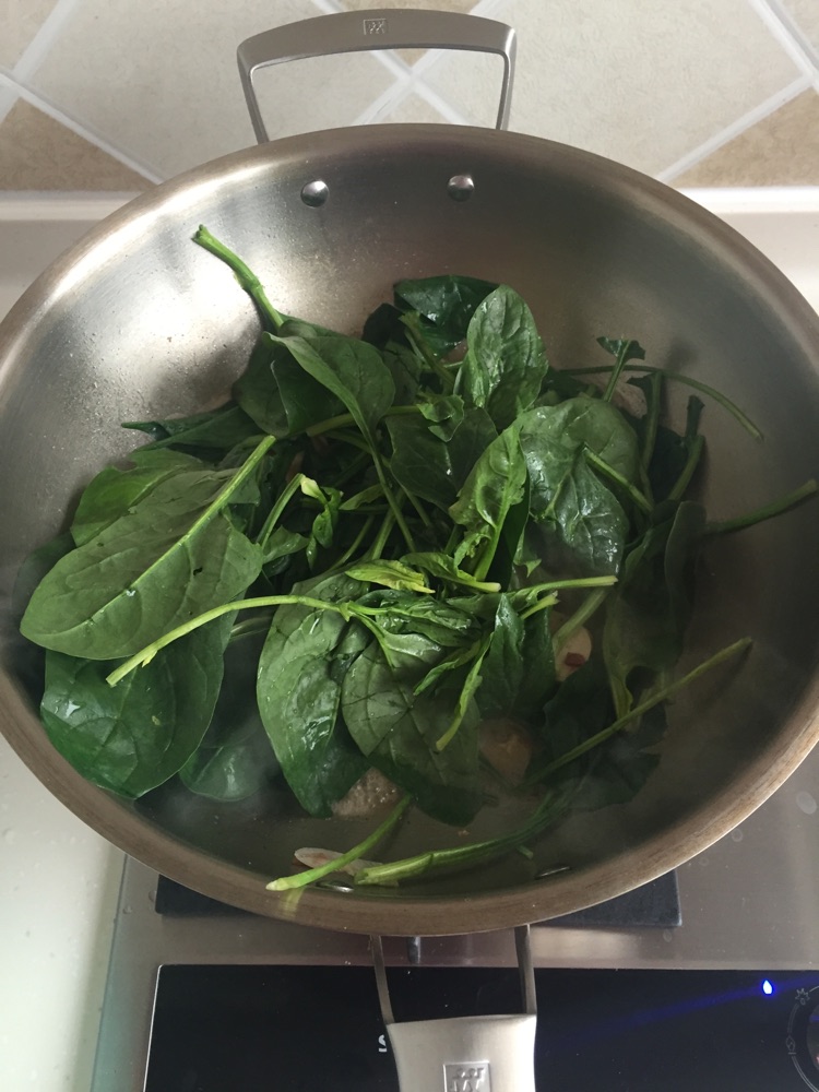 菠菜豆腐的做法图解4