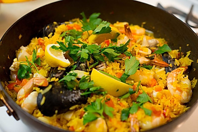 西班牙海鲜饭Paella